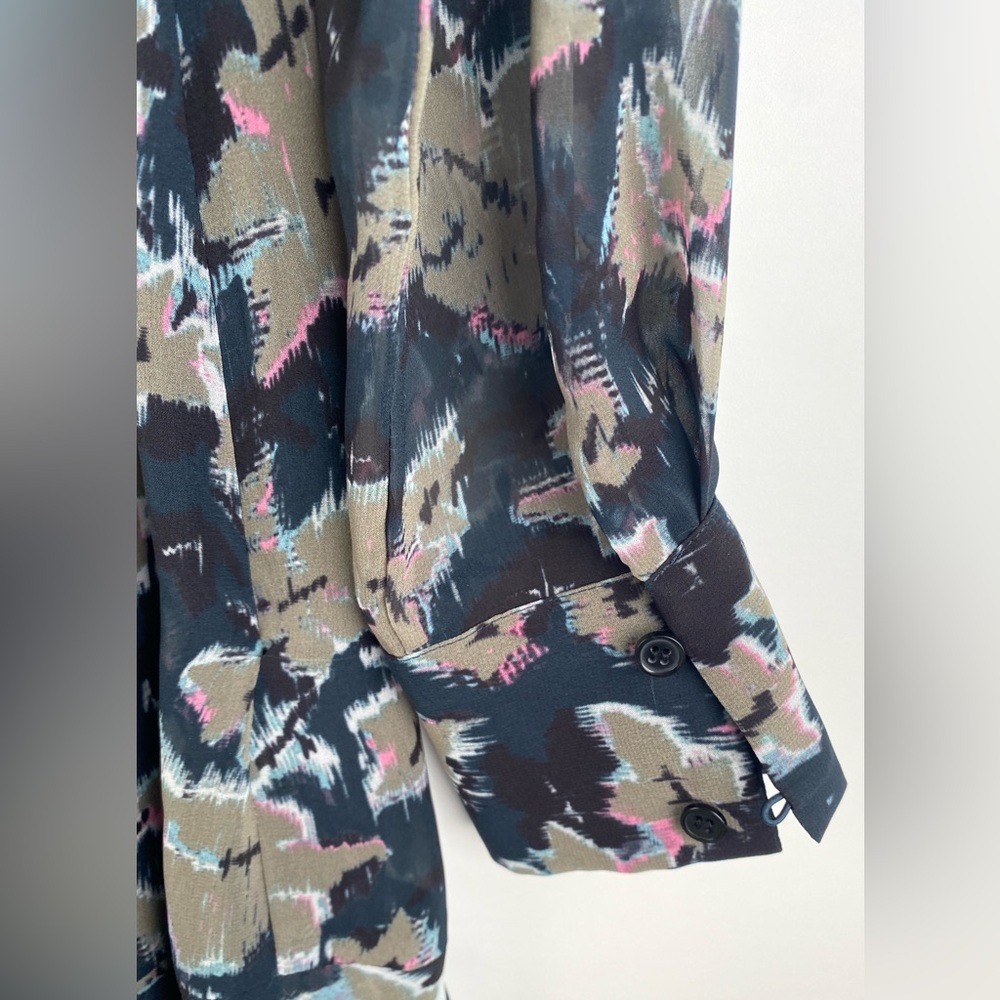Reiss Black Floral Mini Dress - Picture 6 of 14